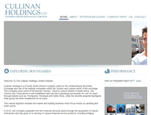Tablet Screenshot of cullinan.co.za