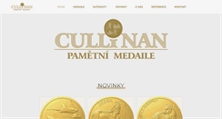 Desktop Screenshot of cullinan.cz