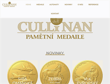 Tablet Screenshot of cullinan.cz